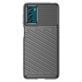 For Motorola Moto G42 Thunderbolt Shockproof TPU Protective Soft Phone Case(Black)