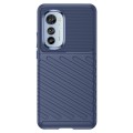 For Motorola Edge 30 Pro Thunderbolt Shockproof TPU Protective Soft Phone Case(Blue)