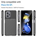 For Xiaomi Poco X4 GT Thunderbolt Shockproof TPU Protective Soft Phone Case(Black)