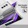 For Samsung Galaxy Z Fold2 5G Macaron Hinge Phone Case with Stylus Pen Fold Edition & Protective Fil