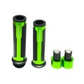 Motorcycle Modification Accessories Hand Grip Cover Handlebar Set(Green)