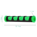 2 PCS Motorcycle Modification Accessories PVC Horn ShapeHand Grip Cover Handlebar Set(Green)