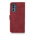 For Motorola Moto G62 5G KHAZNEH Matte Texture Leather Phone Case(Red)