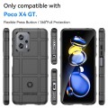 For Xiaomi Poco X4 GT Full Coverage Shockproof TPU Case(Black)