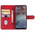 For Nokia G10 Leather Phone Case(Red)