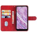 For Nokia C10 Leather Phone Case(Red)