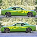 2 PCS/Set D-731 Totem Pattern Car Modified Decorative Sticker(Yellow)