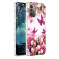 For Nokia G21 / G11 2.0mm Airbag Shockproof TPU Phone Case(Dancing Butterflies)