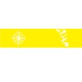 D-864 Compass Pattern Car Modified Decorative Sticker(Yellow)