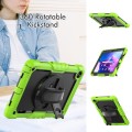 For Lenovo Tab M10 Plus 10.6 3rd Gen 2022 Silicone + PC Tablet Case(Black + Yellow Green)
