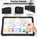 For Lenovo Tab M10 Plus 10.6 3rd Gen 2022 Contrast Color Robot Shockproof Silicone + PC Tablet Case(