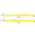 2 PCS/Set D-932 Stripe Pattern Car Modified Decorative Sticker(Yellow)