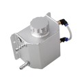 FST009-BK Aluminum Radiator Coolant Overflow Bottle Recovery Water Tank Reservoir (Silver)
