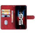 For Infinix Note 12 5G Leather Phone Case(Red)