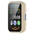 For Huawei Watch Fit 2 / Fit 2 Active PC + Tempered Glass Integrated Watch Case(Ivory White)