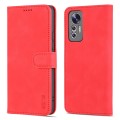 For Xiaomi 12 Lite AZNS Skin Feel Calf Texture Flip Leather Phone Case(Red)
