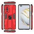 For Huawei Nova 10 Pro 4G Supersonic PC + TPU Shock-proof Protective Phone Case with Holder(Red)