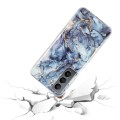 For Samsung Galaxy S22 5G IMD Marble Pattern TPU Phone Case(Grey)