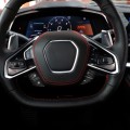 Car Steering Wheel Below Buttons for Chevrolet Corvette C8 2020-2021(White)