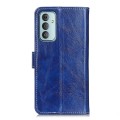 For Samsung Galaxy M13 4G Retro Crazy Horse Texture Leather Phone Case(Blue)