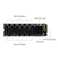 M2 M-EKY PCIE 3.0 to SATA 6G Adapter