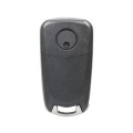 For Opel Car Foldable Blade Key Case with Screw Hole, Style:2-button HU100 without Slot