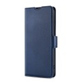For Motorola Moto G62 5G Ultra-thin Voltage Side Buckle Horizontal Flip Leather Phone Case(Blue)