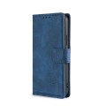 For OPPO Reno8 5G Skin Feel Crocodile Magnetic Clasp Leather Phone Case(Blue)