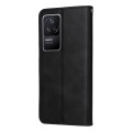 For Xiaomi Redmi K40S / Poco F4 Calf Texture Leather Phone Case(Black)