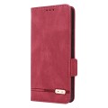 For Realme C30 Magnetic Clasp Flip Leather Phone Case(Red)