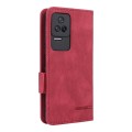 For Xiaomi Redmi K40S 5G / K40S Pro 5G / Poco F4 Magnetic Clasp Flip Leather Phone Case(Red)