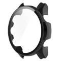 For Garmin Forerunner 255S PC Tempered Film Full Body Watch Case(Black)