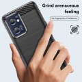 For OPPO Find X5 Lite Brushed Texture Carbon Fiber TPU Phone Case(Black)