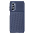 For Motorola Moto G62 5G Thunderbolt Shockproof TPU Protective Soft Phone Case(Blue)
