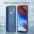 For Lenovo K13 Brushed Texture Carbon Fiber TPU Phone Case(Blue)
