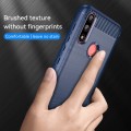 For Lenovo K13 Brushed Texture Carbon Fiber TPU Phone Case(Blue)