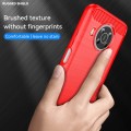 For Nokia X10 / X20 Brushed Texture Carbon Fiber TPU Phone Case(Red)