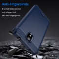 For Nokia C100 Brushed Texture Carbon Fiber TPU Phone Case(Blue)
