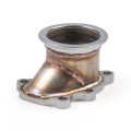 Car Modified 63mm Turbo Down Pipe V-band Adapter with Clamp Flange