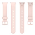 For Xiaomi Mi Band 7 Pro Solid Color Silicone Watch Band(Pink)