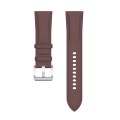 For Samsung Galaxy Watch 5 Pro 45mm Premium Leather Watch Band(Dark Brown)