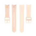 For Samsung Galaxy Watch 5 40mm Official Silicone Watch Band, Size:L(Light Pink)