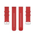For Samsung Galaxy Watch 5 44mm 20mm Round Tail Silicone Watch Band(Red)