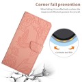 For OPPO A57 4G/A77 4G/Realme Narzo 50 5G/Realme V23 HT03 Skin Feel Butterfly Embossed Flip Leather
