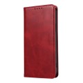For OPPO A93 5G Calf Texture Magnetic Flip Leather Phone Case(Red)