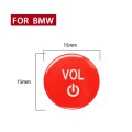 Car Audio Volume Button for BMW X7 G07 2019+, Left and Right Drive(Red)