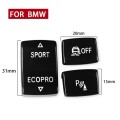 Car Gear Button Set for BMW 1 Series F20 2012-2018,Left and Right Drive(Black)