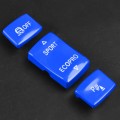 Car Gear Button Set for BMW 1 Series F20 2012-2018,Left and Right Drive(Blue)