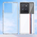 For vivo iQOO 10 Pro Colorful Series Acrylic + TPU Phone Case(Transparent)