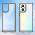 For OPPO Reno 7Z 5G Colorful Series Acrylic + TPU Phone Case(Transparent Grey)